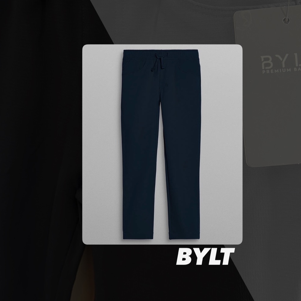NWT Bylt Basics Blue Ripstop Pants